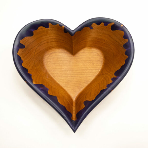 Heart Bowl - CNC wood bowl