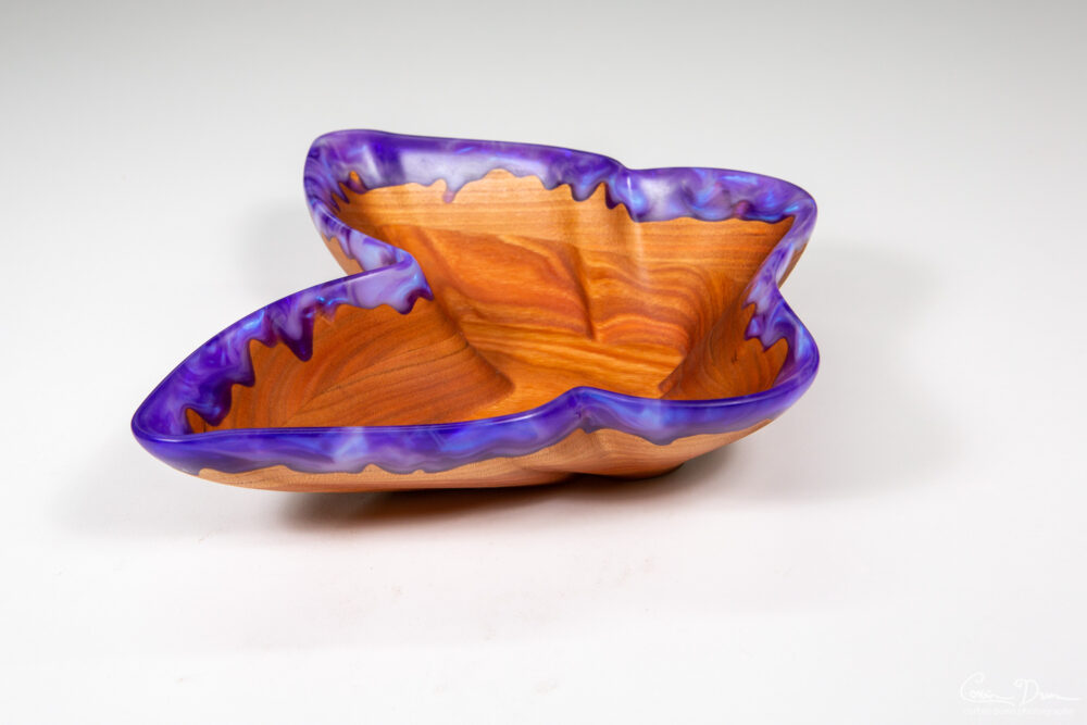 Digital Files: Butterfly Bowl with Epoxy Drips - STL and CAD Files