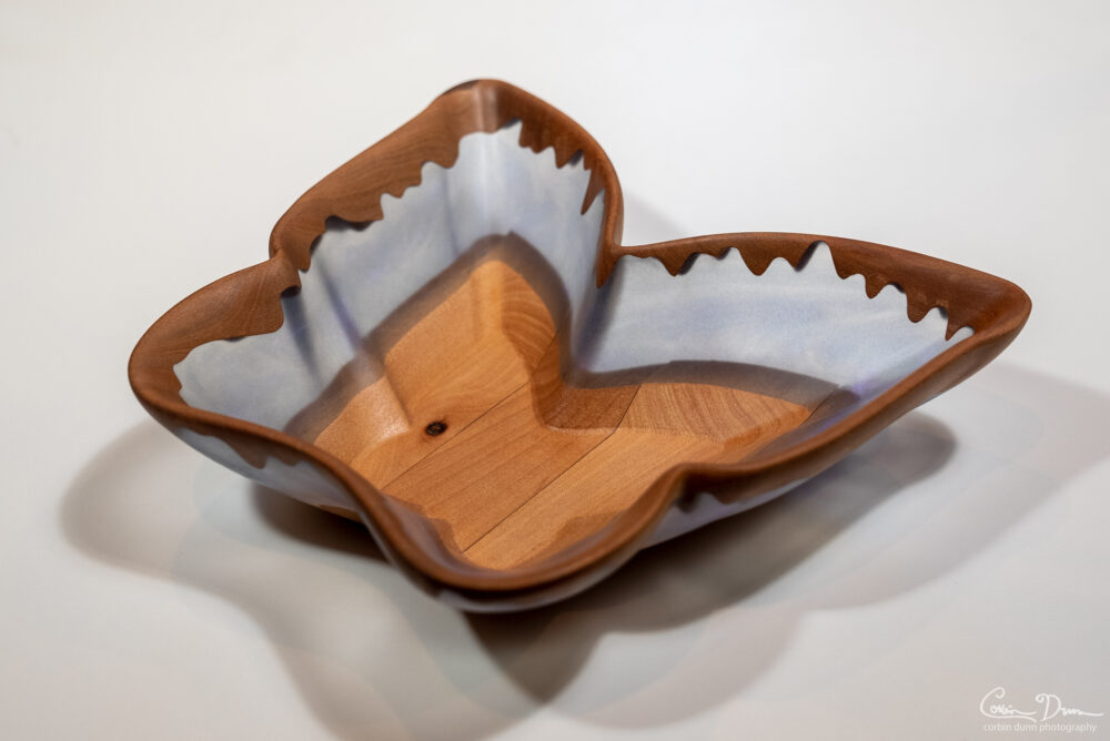 Digital Files: Butterfly Bowl with Epoxy Drips - STL and CAD Files