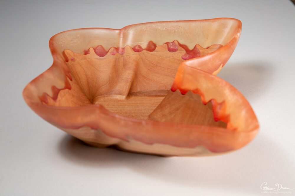 Digital Files: Butterfly Bowl with Epoxy Drips - STL and CAD Files