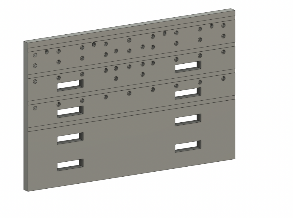 Digital File: CNC Vertical Work Table / Spoilboard CAD File