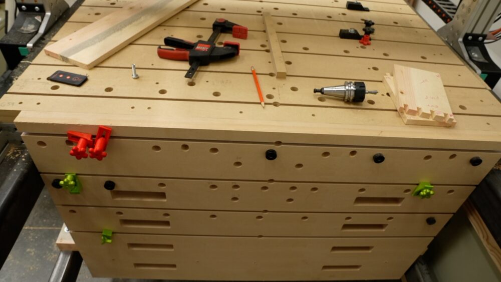 Digital File: CNC Vertical Work Table / Spoilboard CAD File