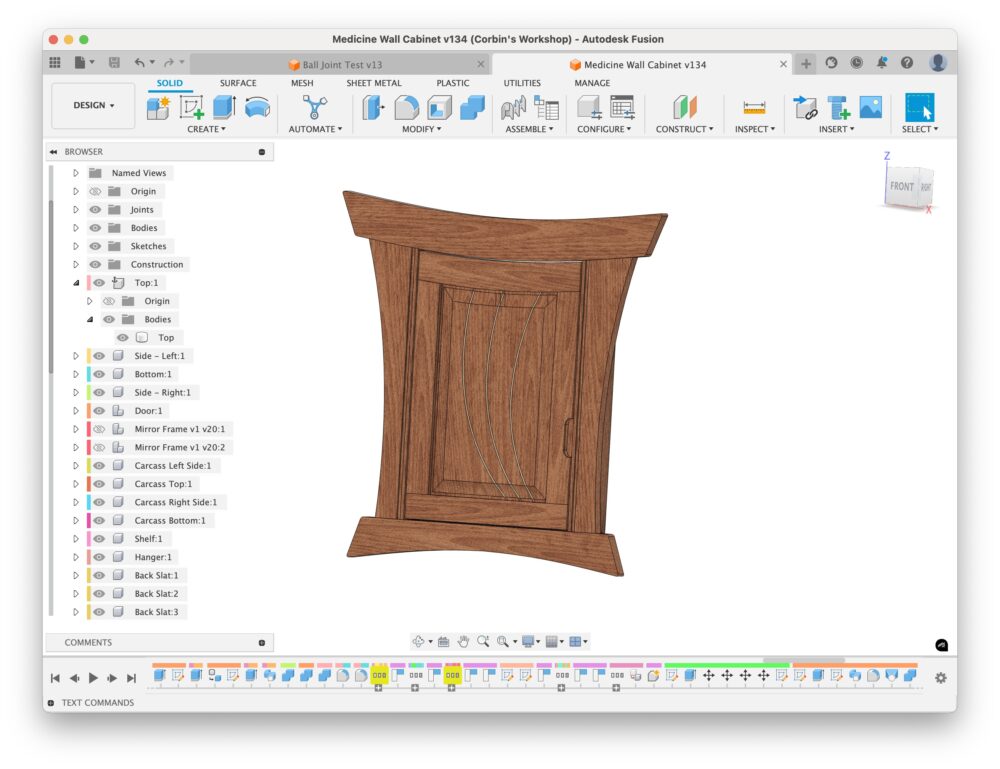 Digital File: Medicine Wall Cabinet - Autodesk Fusion