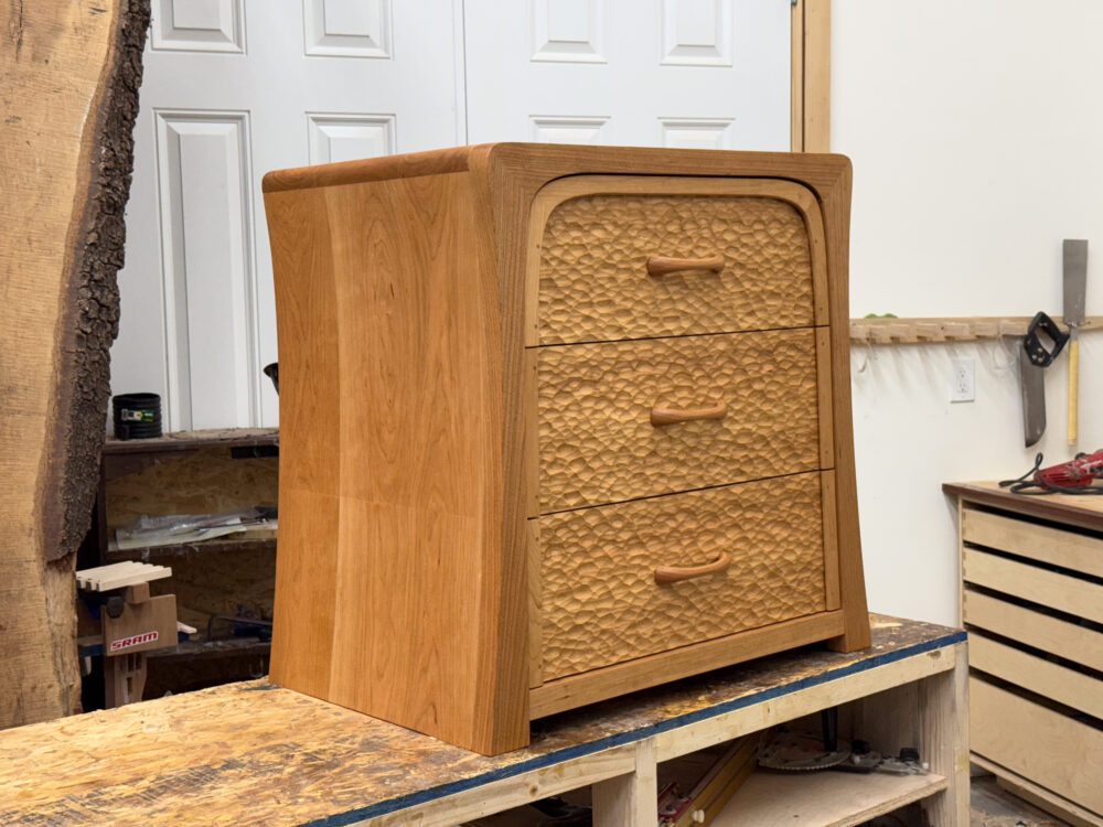Digital Files: Curved Cabinets and Textured Drawers - Fusion 360 CAD / Vectric VCarve