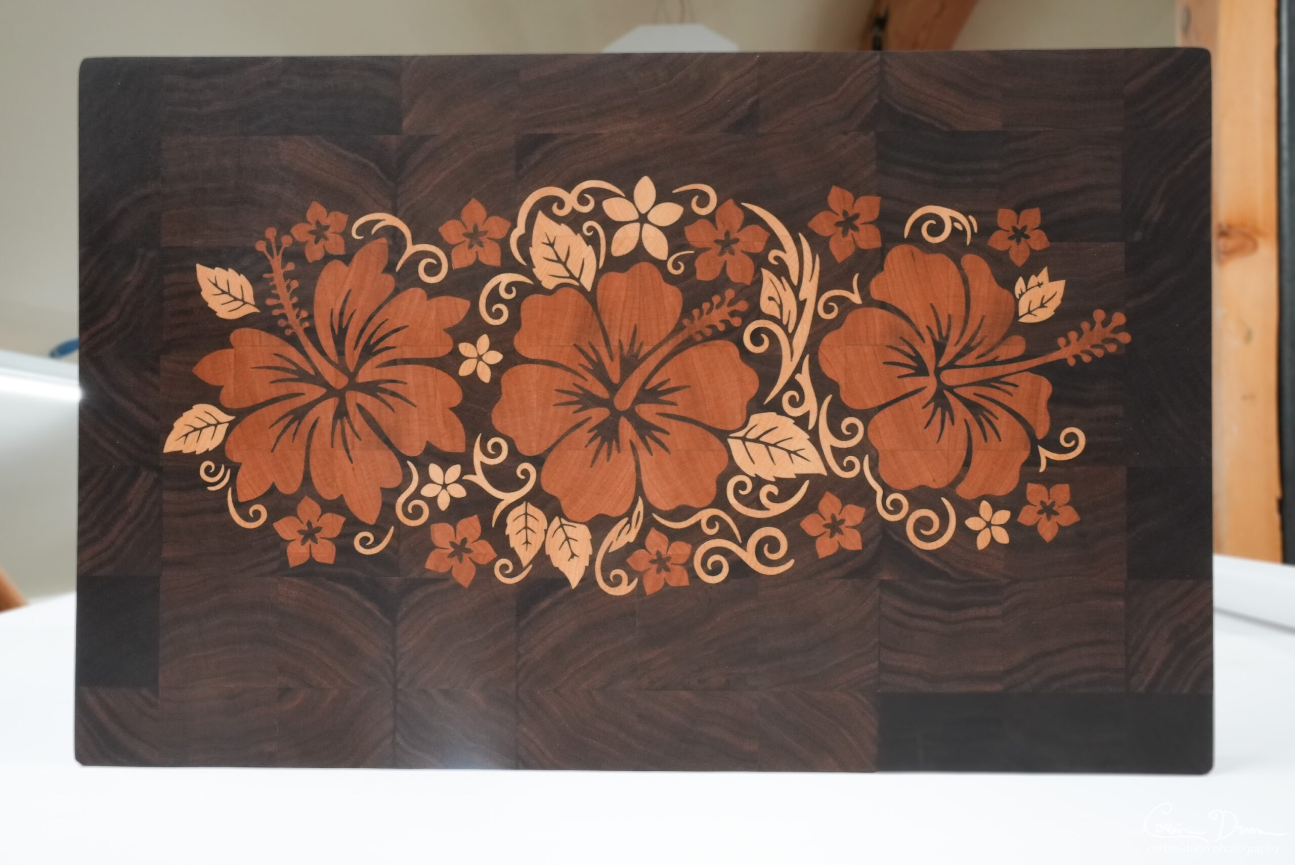 Digital Files: Hibiscus Cutting Board - CNC Files - Image 5