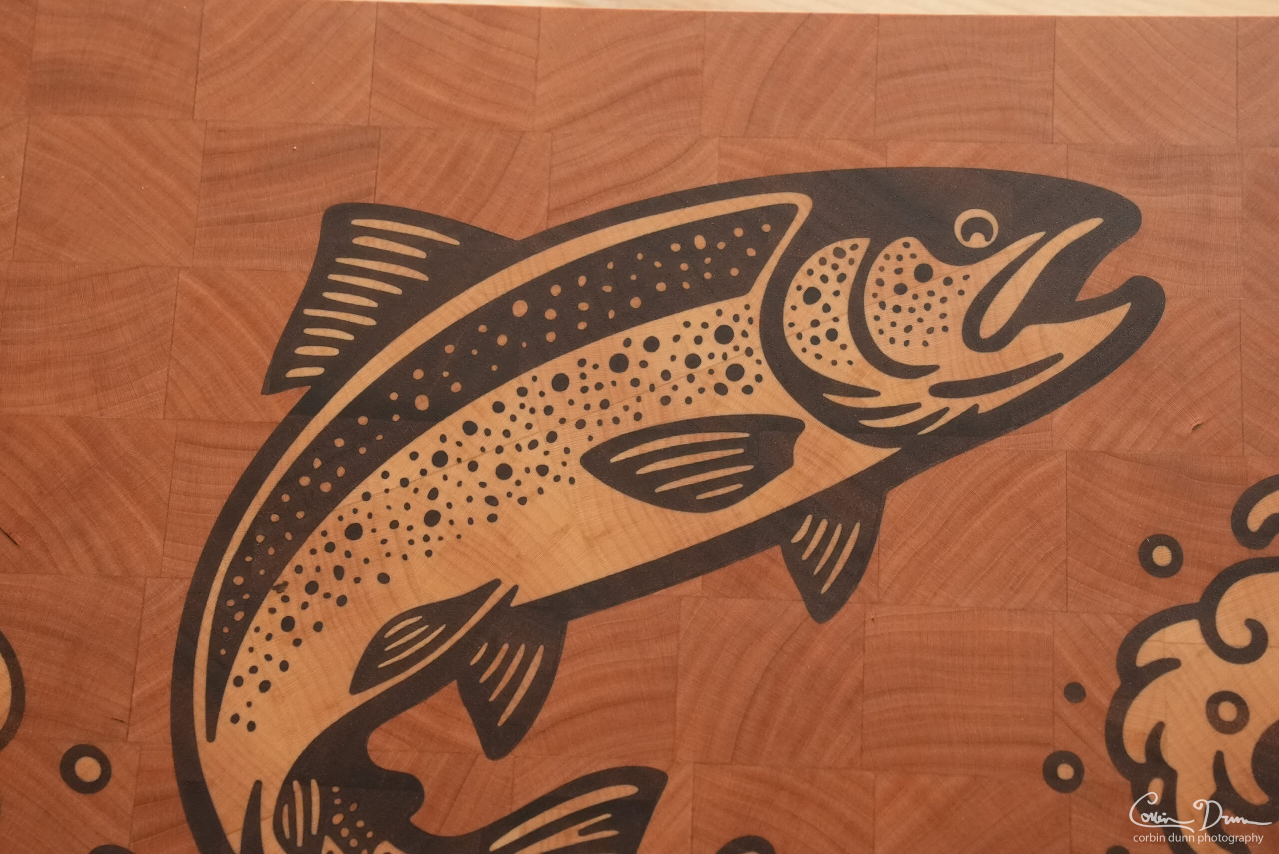 Digital Files: Rainbow Trout Cutting Board - Fusion / DXF / AI / VCarve - Image 3