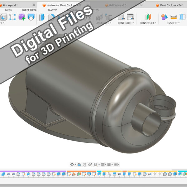 Digital File: Horizontal Dust Cyclone Separator